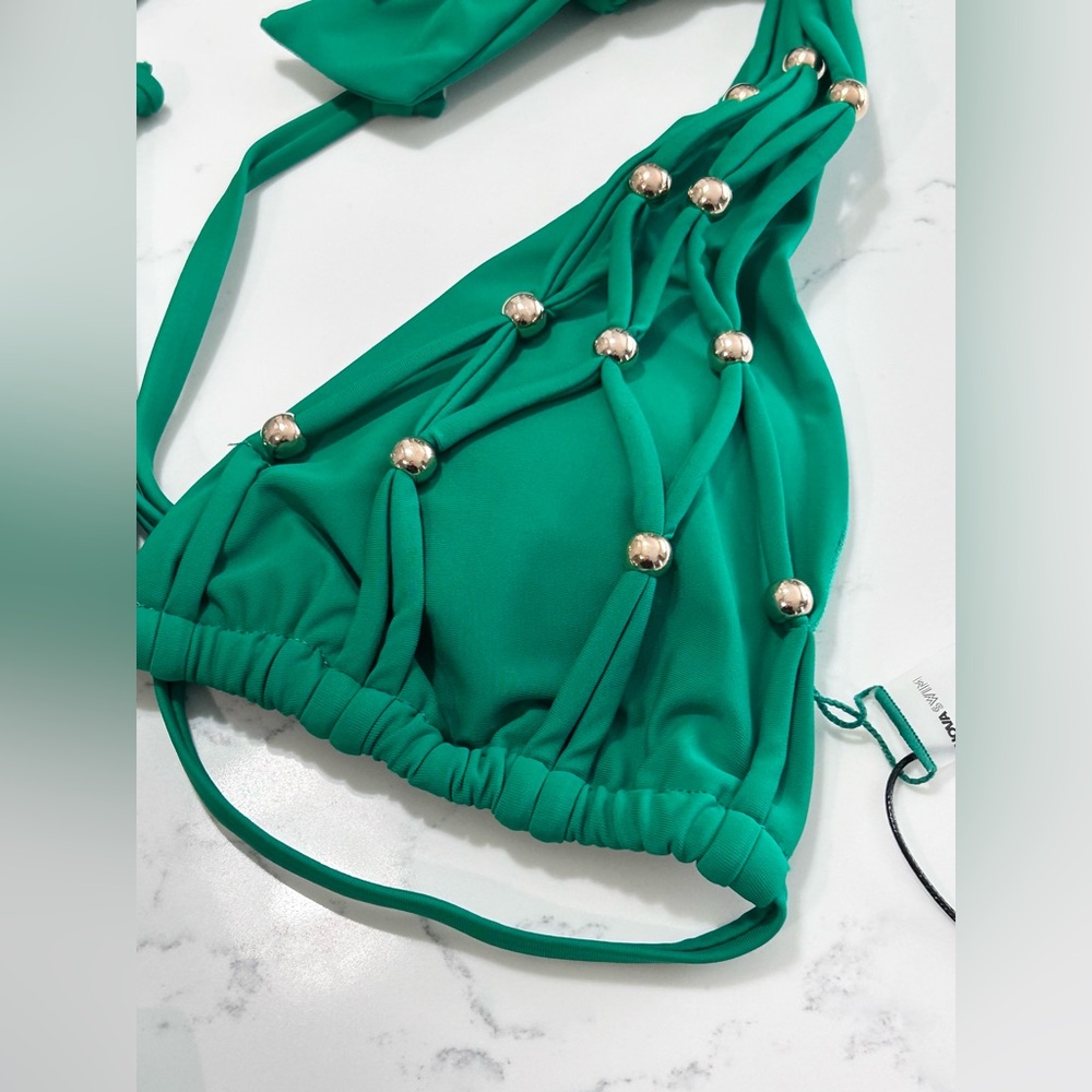 ❥𝖥𝖠𝖲𝖧𝖨𝖮𝖭𝗡𝗢𝗩𝗔: Mayra Beaded Macrame 2 Piece Bikini - Picture 7 of 8